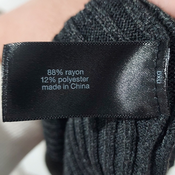 Lane Bryant Heather Gray 3/4 Sleeve Sweater Dress in Size 18/20 - 2X - Picture 10 of 10